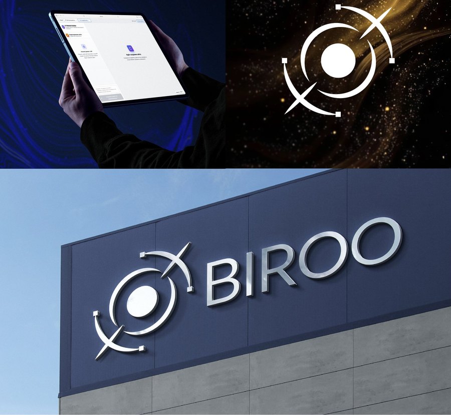 Biroo — логотип и фирменный стиль