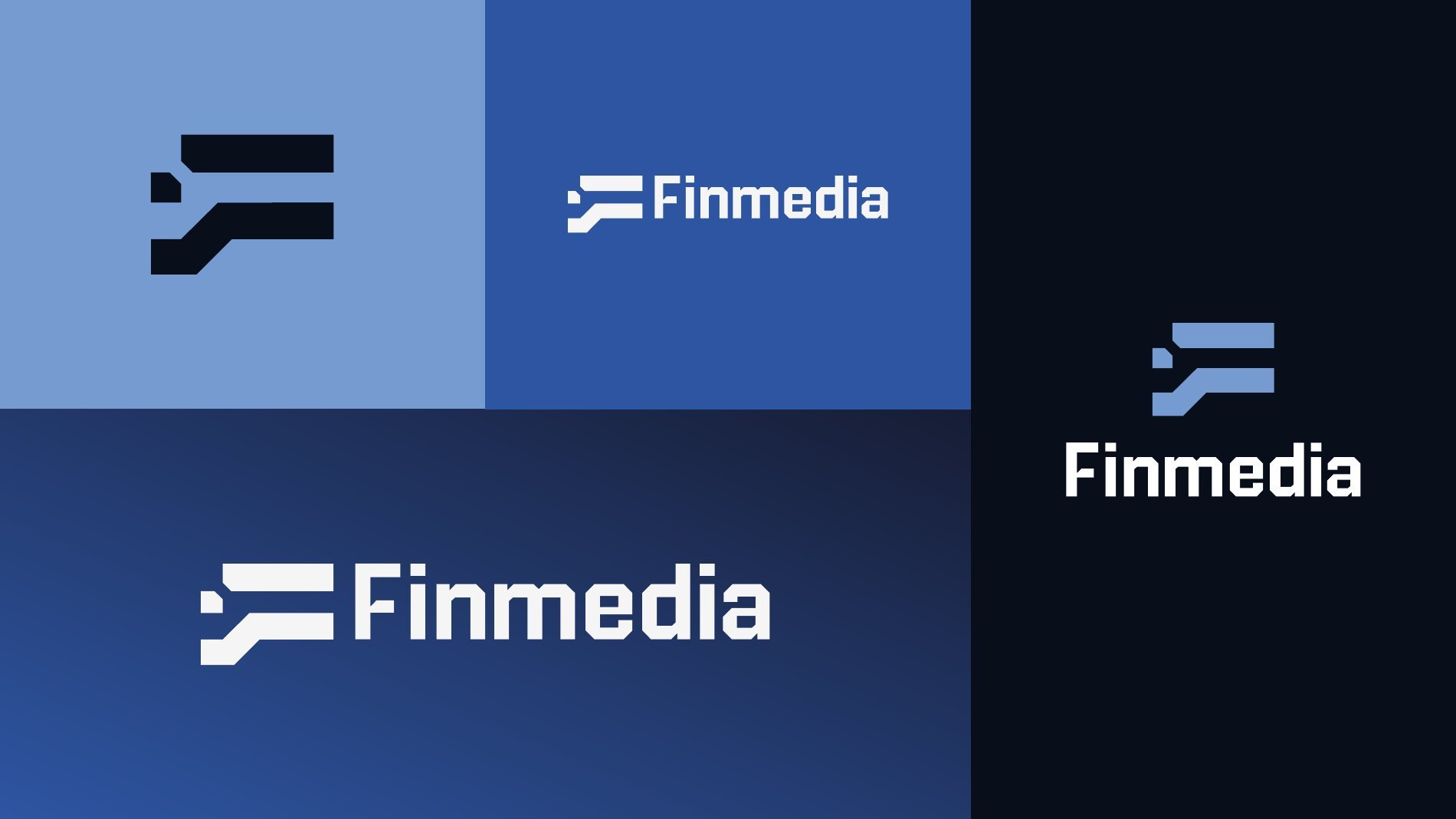 Finmedia — logo and brand identity — alternative concepts, image 11