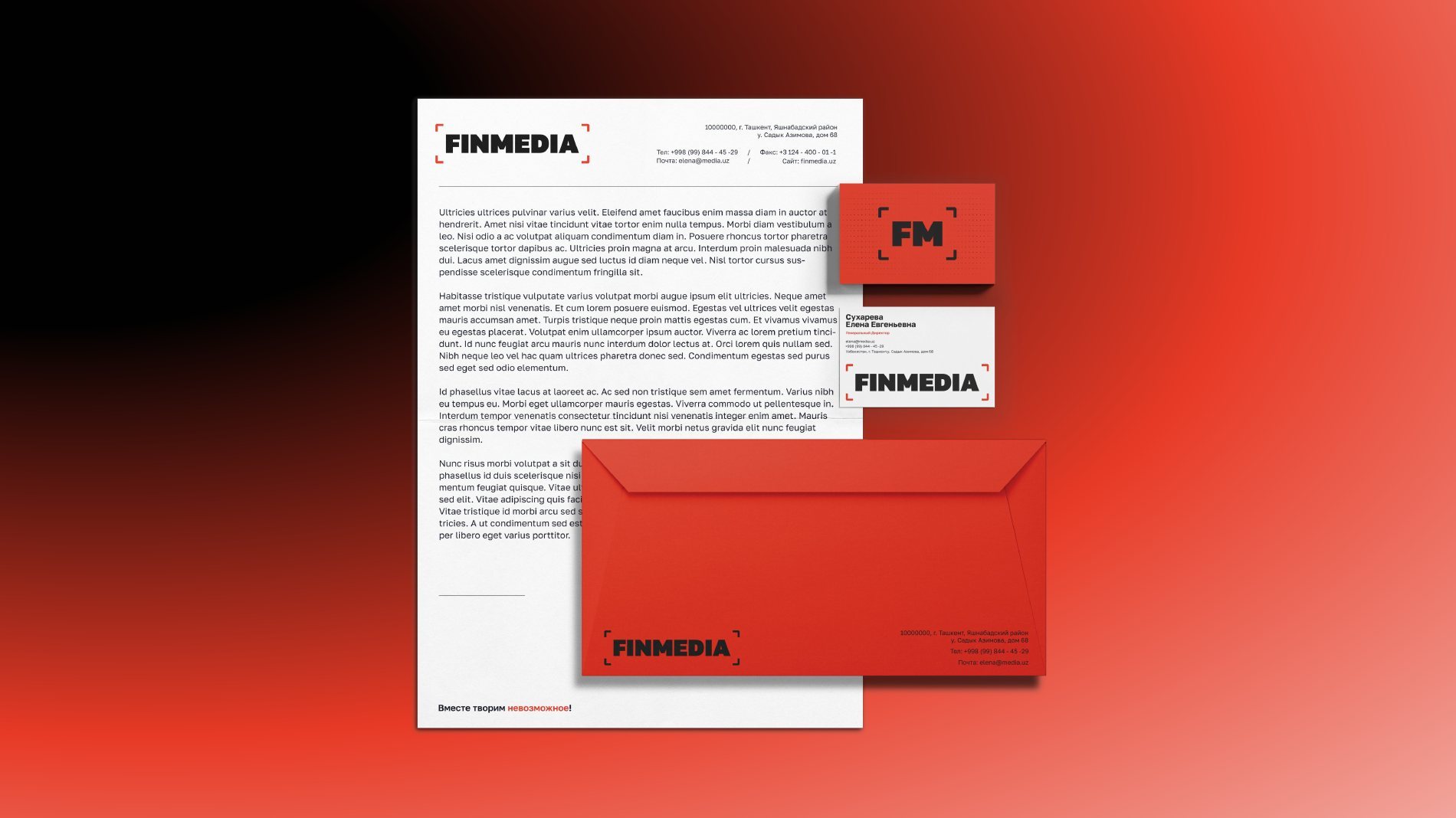 Finmedia — logo and brand identity — photo 6