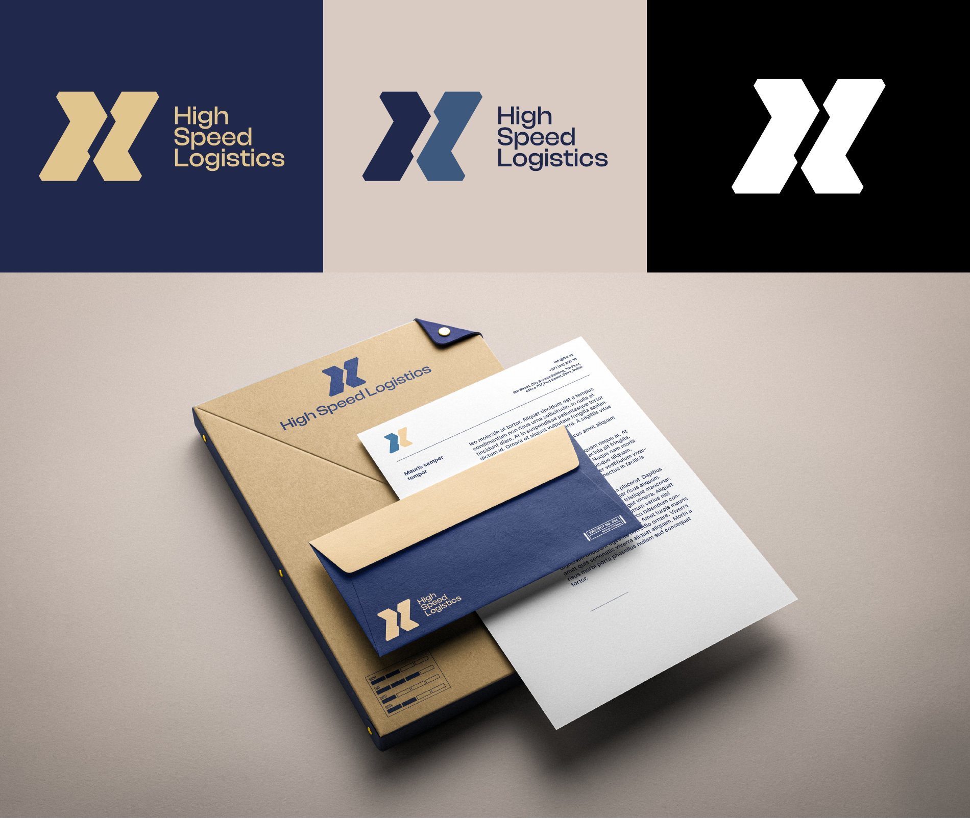 High Speed Logistics — логотип и фирменный стиль — альтернативные концепции, фото 14
